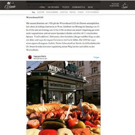 1000things to do in Vienna Artikel über Wiens beste Würstelstände